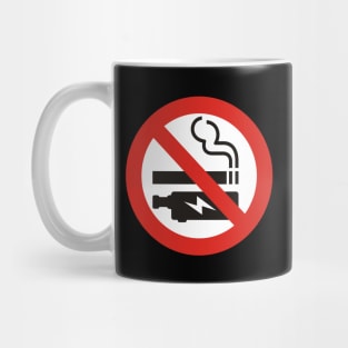 No Smoking or Vaping Sign Mug